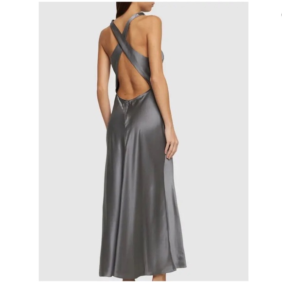 Reformation Casette Silk Dress 0 - Picture 4 of 6